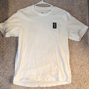 Adidas White Short Sleeve Tee Classic Crew Neck